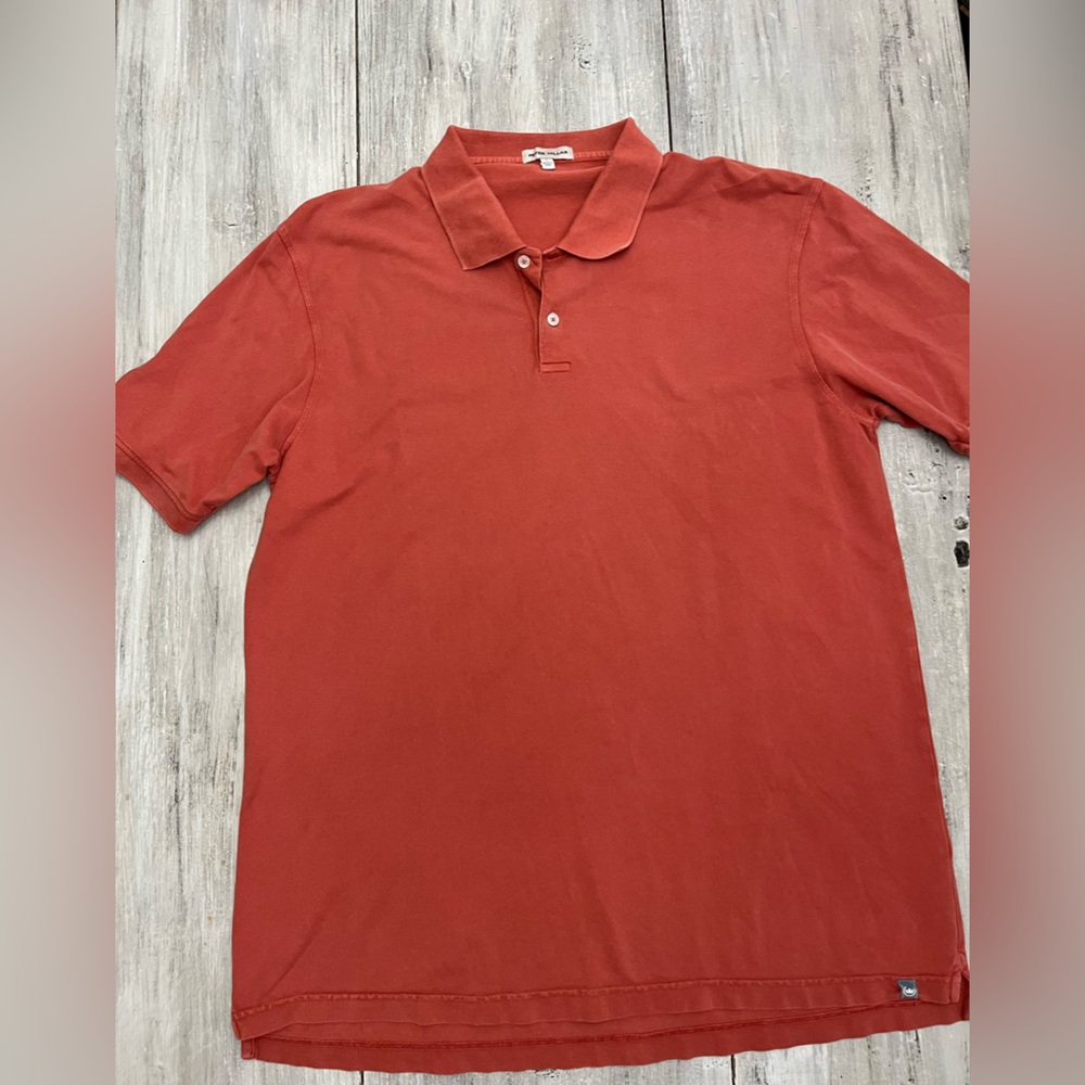 Peter Millar Brick Red Polo Shirt